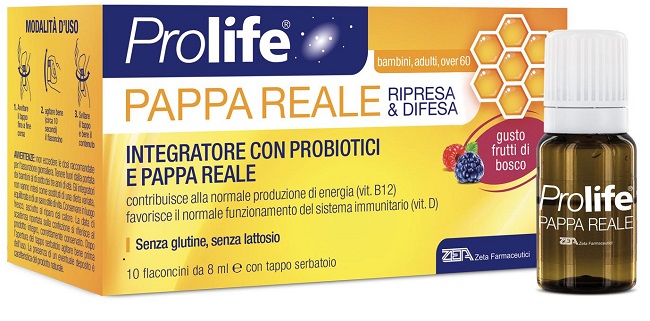PROLIFE PAPPA REALE 10 FLACONI DA 8 ML - farmasconti.eu
