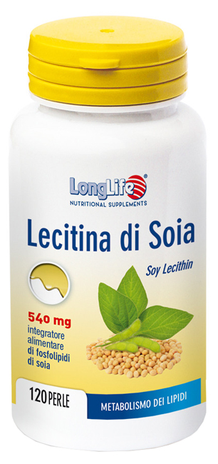 LONGLIFE LECITINA DI SOIA 540MG 120 PERLE - farmasconti.eu