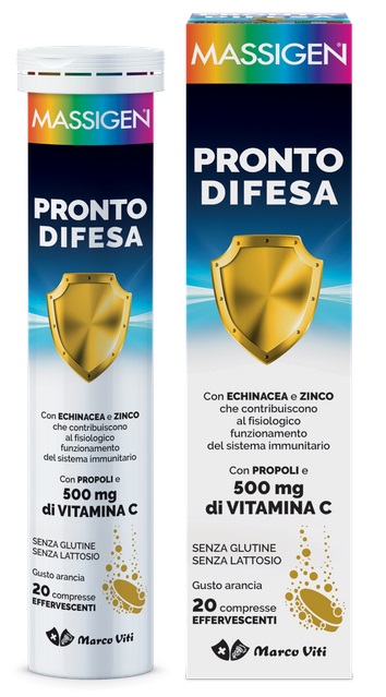 MASSIGEN PRONTO DIFESA 20 COMPRESSE EFFERVESCENTI - farmasconti.eu