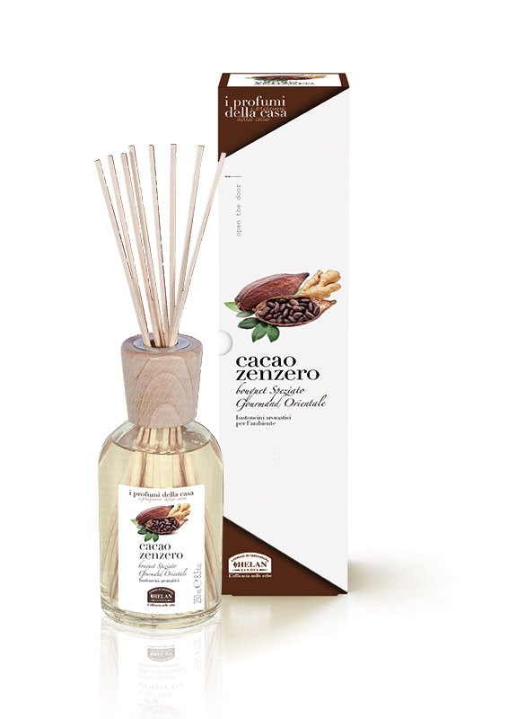 I PROFUMI DELLA CASA CACAO ZENZERO-BASTONCINI AROMATICI 250 ML - farmasconti.eu