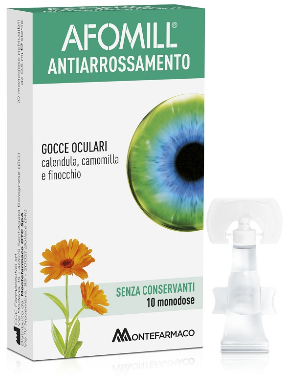 AFOMILL ANTIARROSSAMENTO SENZA CONSERVANTI 10 FIALE DA 0,5 ML - farmasconti.eu