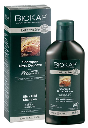 BIOKAP BELLEZZA BIO SHAMPOO ULTRA DELICATO COSMOS ECOCERT 200 ML BIOSLINE - farmasconti.eu