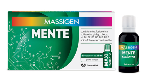 MASSIGEN MENTE 10 FLACONI DA 25 ML - farmasconti.eu