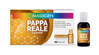 MASSIGEN PAPPA REALE 10 FLACONI DA 25 ML - farmasconti.eu