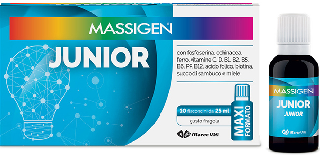 MASSIGEN JUNIOR 10 FLACONI DA 25 ML - farmasconti.eu