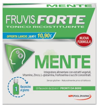 FRUVIS FORTE MENTE 10 FLACONCINI DA 10 ML - farmasconti.eu