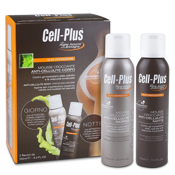 CELL PLUS ALTA DEFINIZIONE MOUSSE CROCCANTE GIORNO E NOTTE EDIZIONE LIMITATA 150 ML X 2 - farmasconti.eu