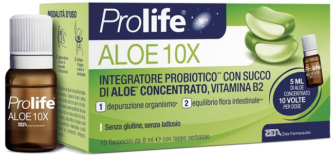 PROLIFE ALOE 10 FLACONI X 8 ML - farmasconti.eu