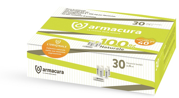 ARMACURA COLOSTRO 100% 30 FLACONCINI BEVIBILI - farmasconti.eu