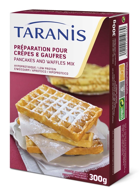 TARANIS PREPARATO PER CREPES E WAFFLES 300 G - farmasconti.eu