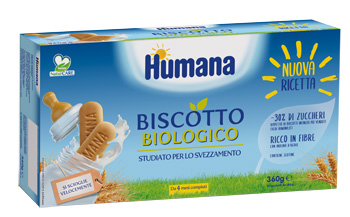 HUMANA BISCOTTO BABY BIO 2 SACCHETTI DA 180 G - farmasconti.eu