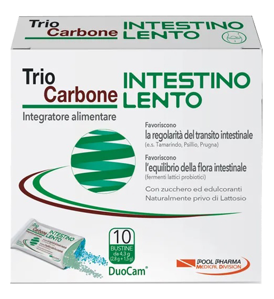 TRIOCARBONE INTESTINO LENTO 10 BUSTINE - farmasconti.eu
