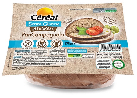 CEREAL SENZA GLUTINE INTEGRALE PAN CAMPAGNOLO 175 G - farmasconti.eu