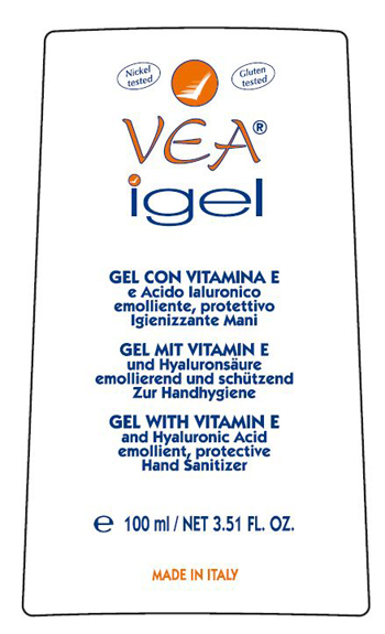 VEA IGEL GEL MANI IGIENIZZANTE VITAMINA E ACIDO IALURONICO 100 ML - farmasconti.eu