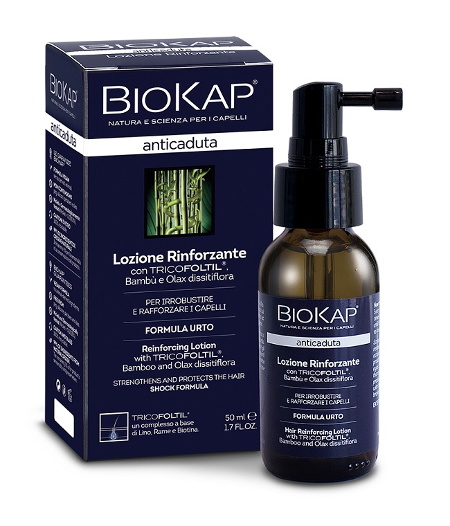 BIOKAP LOZIONE RINFORZANTE ANTICADUTA CON TRICOFOLTIL NUOVA FORMULA 50 ML - farmasconti.eu