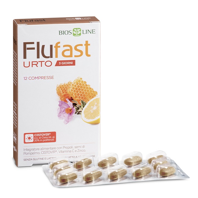 APIX PROPOLI FLUFAST URTO 3 GIORNI 12 COMPRESSE BIOSLINE - farmasconti.eu