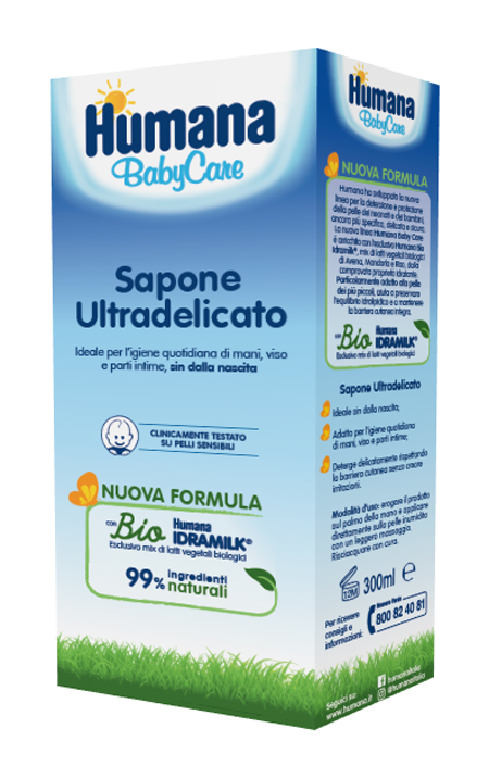 HUMANA BABY CARE SAPONE LIQUIDO 300 ML - farmasconti.eu