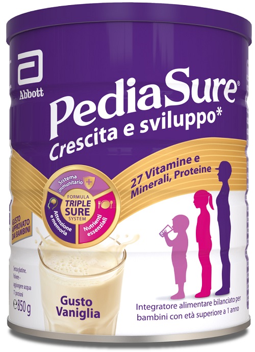 PEDIASURE CRESCITA&SVILUPPO VANIGLIA 850 G - farmasconti.eu