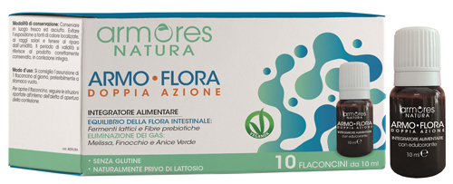 ARMORES ARMO FLORA DOPPIA AZIONE 10 FLACONCINI DA 10 ML - farmasconti.eu