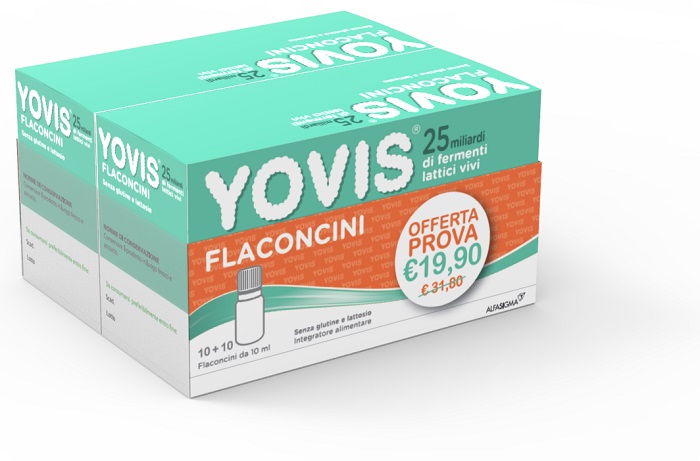 YOVIS 20 FLACONCINI DA 10 ML BIPACCO - farmasconti.eu