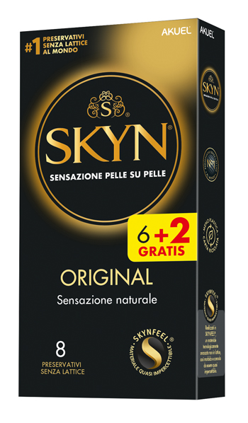 AKUEL SKYN ORIGINAL SENSAZIONE NATURALE 6 PEZZI + 2 OMAGGIO - farmasconti.eu