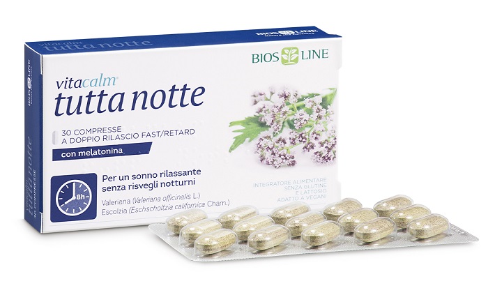 VITACALM TUTTA NOTTE CON MELATONINA 30 COMPRESSE - farmasconti.eu