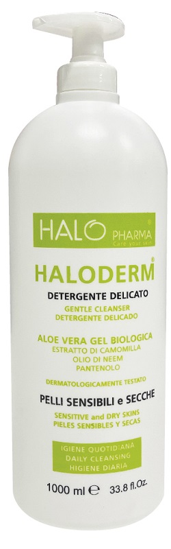 HALODERM DETERGENTE DELICATO 1 L FLACONE HDPE2 TAPPO C/PP92 - farmasconti.eu
