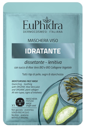 EUPHIDRA MASCHERA VISO IDRATANTE 1 PEZZO - farmasconti.eu