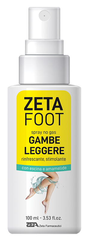 ZETAFOOT SPRAY NO GAS GAMBE LEGGERE 100 ML - farmasconti.eu