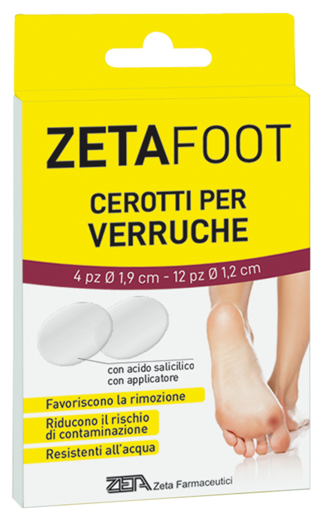 ZETAFOOT CEROTTO VERRUCHE ASSORTITO 16 PEZZI - farmasconti.eu