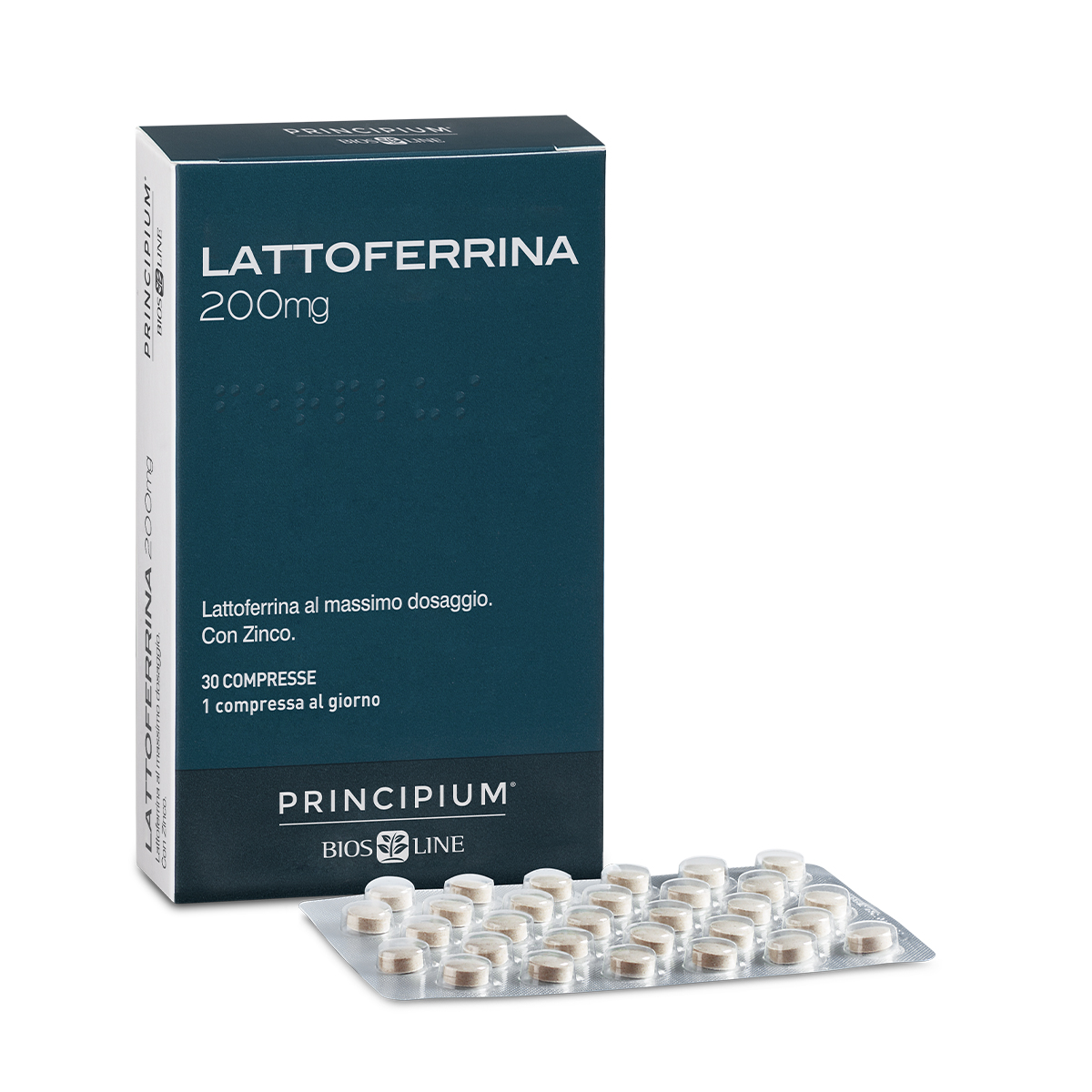 PRINCIPIUM LATTOFERRINA 200 MG 30 COMPRESSE - farmasconti.eu