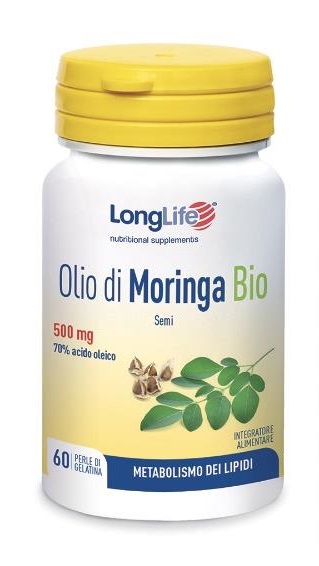 LONGLIFE OLIO DI MORINGA BIO 60 PERLE - farmasconti.eu