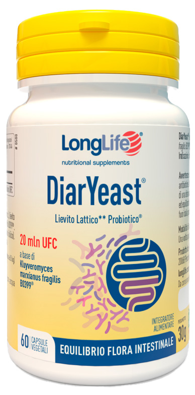 LONGLIFE DIARYEAST 60 CAPSULE VEGETALI - farmasconti.eu