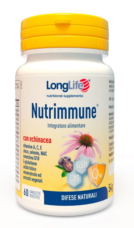 LONGLIFE NUTRIMMUNE 60 TAVOLETTE RIVESTITE - farmasconti.eu
