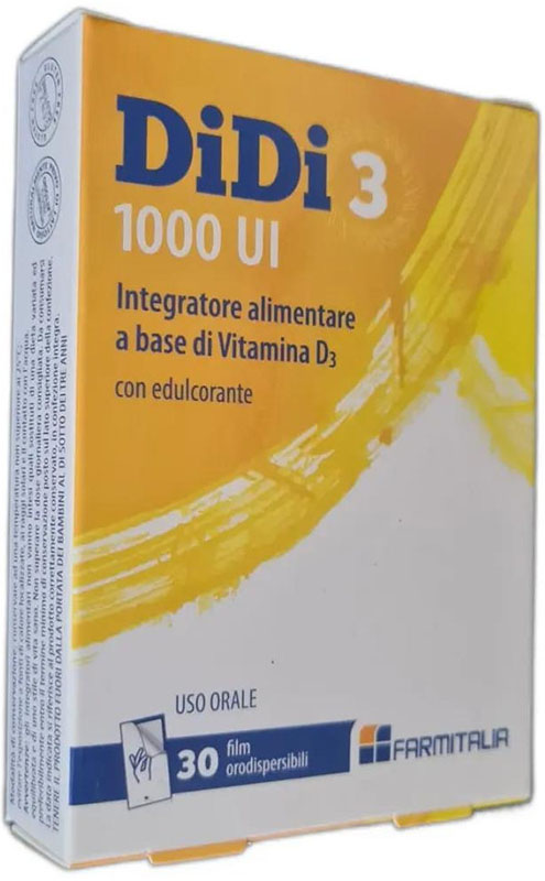 DIDI3 1000 UI 30 FILM ORODISPERSIBILI - farmasconti.eu