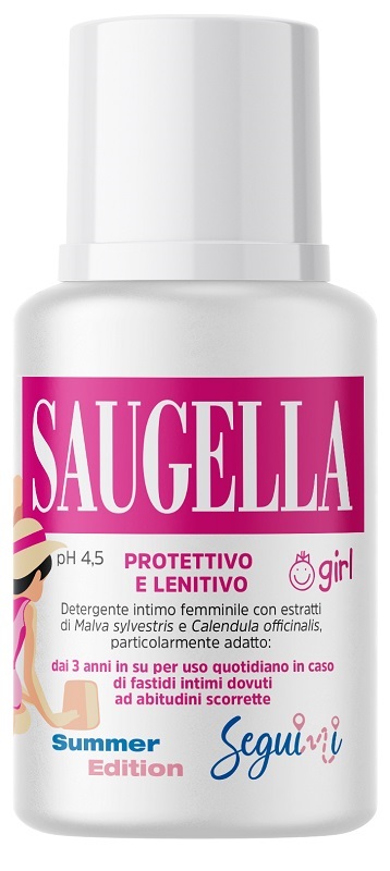 SAUGELLA GIRL PROTETTIVO E LENITIVO DETERGENTE INTIMO 100 ML - farmasconti.eu