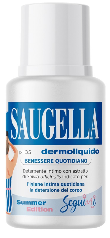 SAUGELLA DERMOLIQUIDO PH 3,5 BENESSERE QUOTIDIANO DETERGENTE INTIMO 100 ML - farmasconti.eu