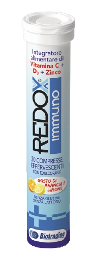 REDOX IMMUNO EFFERVESCENTE 20 COMPRESSE GUSTO ARANCIA E LIMONE - farmasconti.eu
