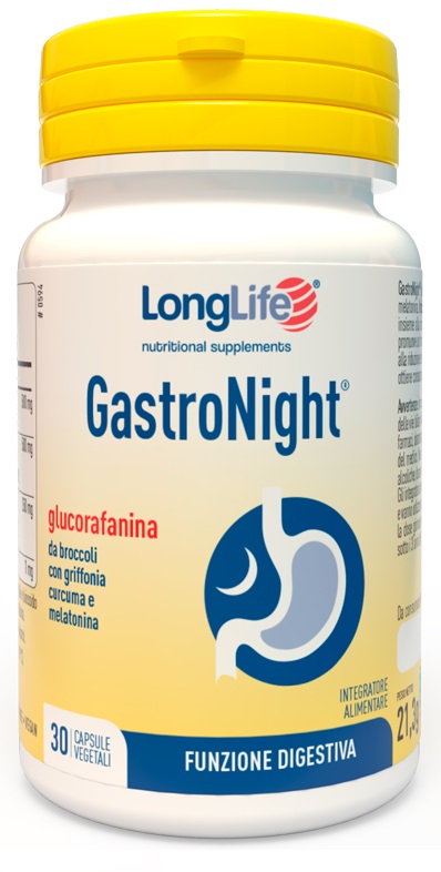 LONGLIFE GASTRONIGHT 30 CAPSULE VEGETALI - farmasconti.eu
