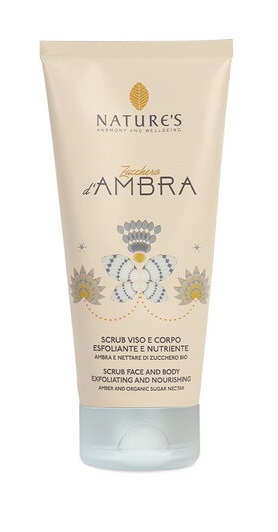NATURE'S ZUCCHERO AMBRA SCRUB VISO CORPO EDIZIONE LIMITATA 190 G - farmasconti.eu