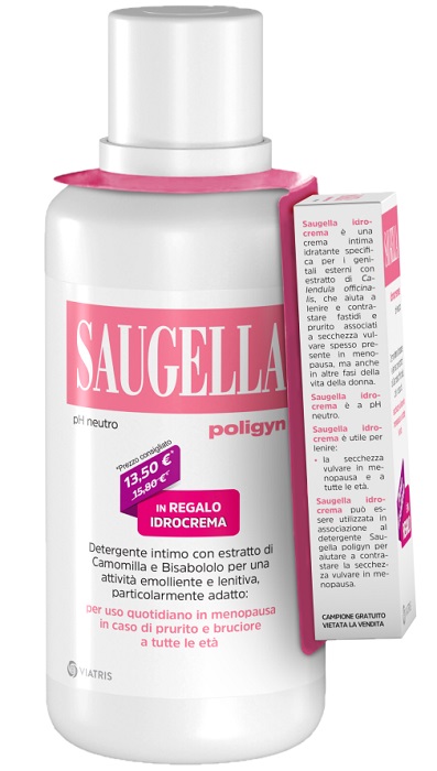 SAUGELLA POLIGYN 500ML + SAUGELLA IDROCREMA 10ML IN REGALO - farmasconti.eu