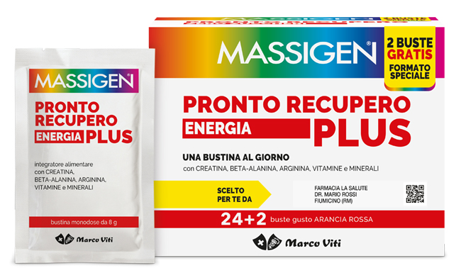 MASSIGEN PRONTO RECUPERO ENERGIA PLUS 24 BUSTINE + 2 BUSTINE - farmasconti.eu