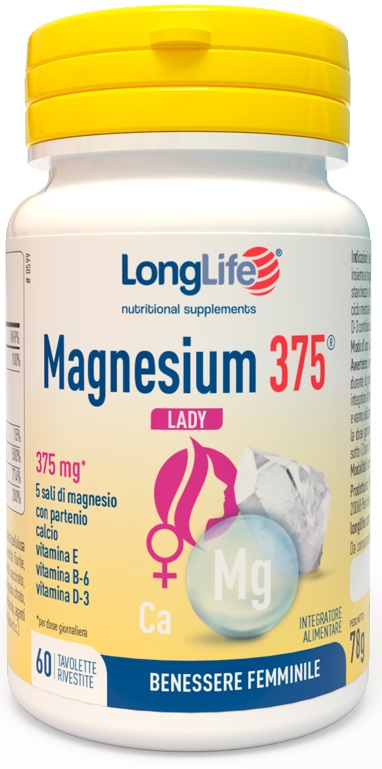 LONGLIFE MAGNESIUM 375 LADY 60 TAVOLETTE - farmasconti.eu