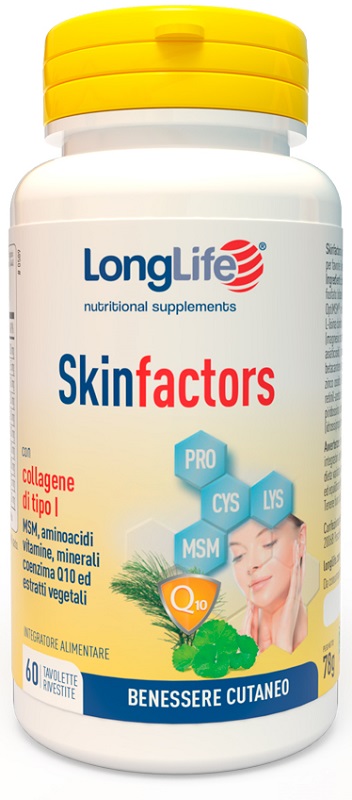 LONGLIFE SKIN FACTORS 60 TAVOLETTE RIVESTITE - farmasconti.eu