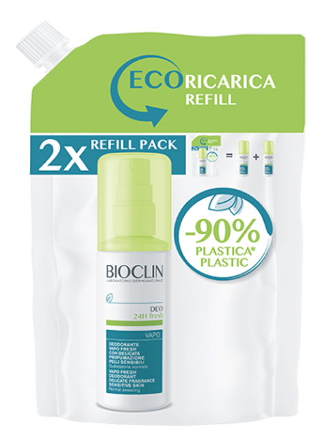 BIOCLIN DEO 24H FRESH VAPO RICARICA 200 ML - farmasconti.eu