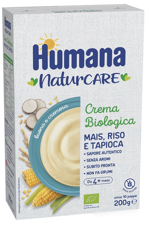 HUMANA CREMA MAIS RISO TAPIOCA BIO 200 G - farmasconti.eu