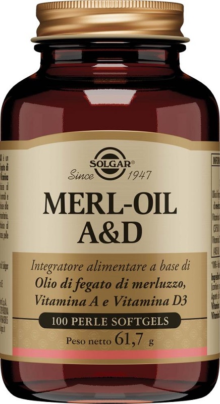MERL OIL A&D 100 PERLE SOFTGEL - farmasconti.eu