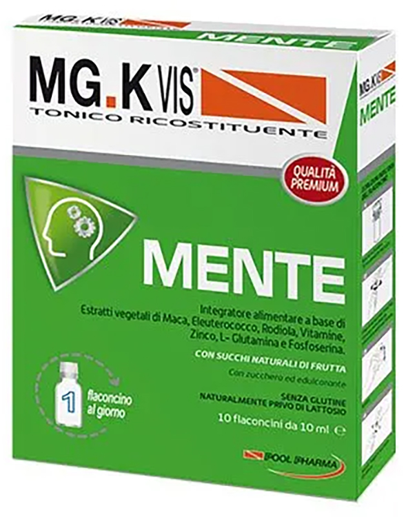 MGK VIS TONICO RICOSTITUENTE MENTE 10 FLACONCINI DA 10 ML - farmasconti.eu