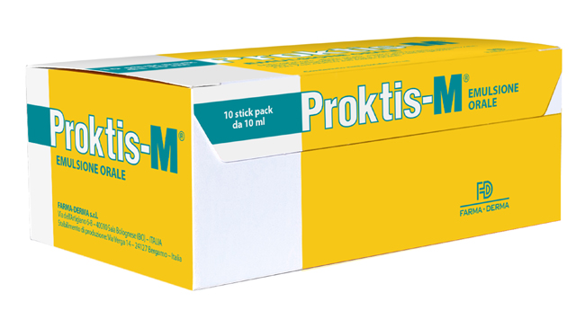 PROKTIS-M EMULSIONE ORALE 10 STICK DA 10 ML - farmasconti.eu