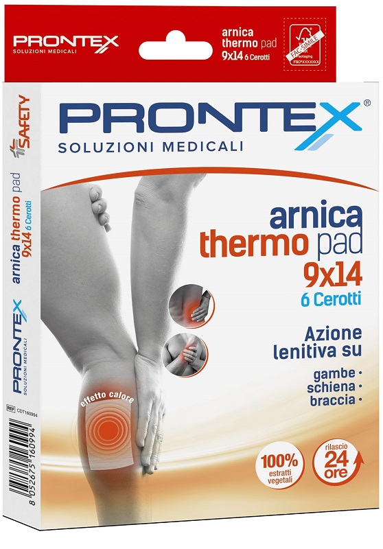 CEROTTO PRONTEX ARNICA THERO PAD 9 X 14 6 PEZZI - farmasconti.eu